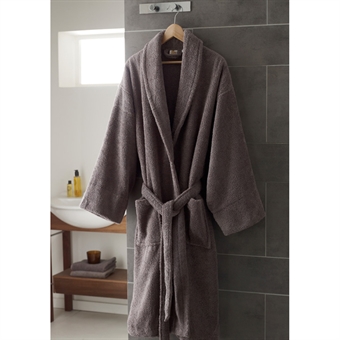 Zero Twist Cotton Bath Robe Slate